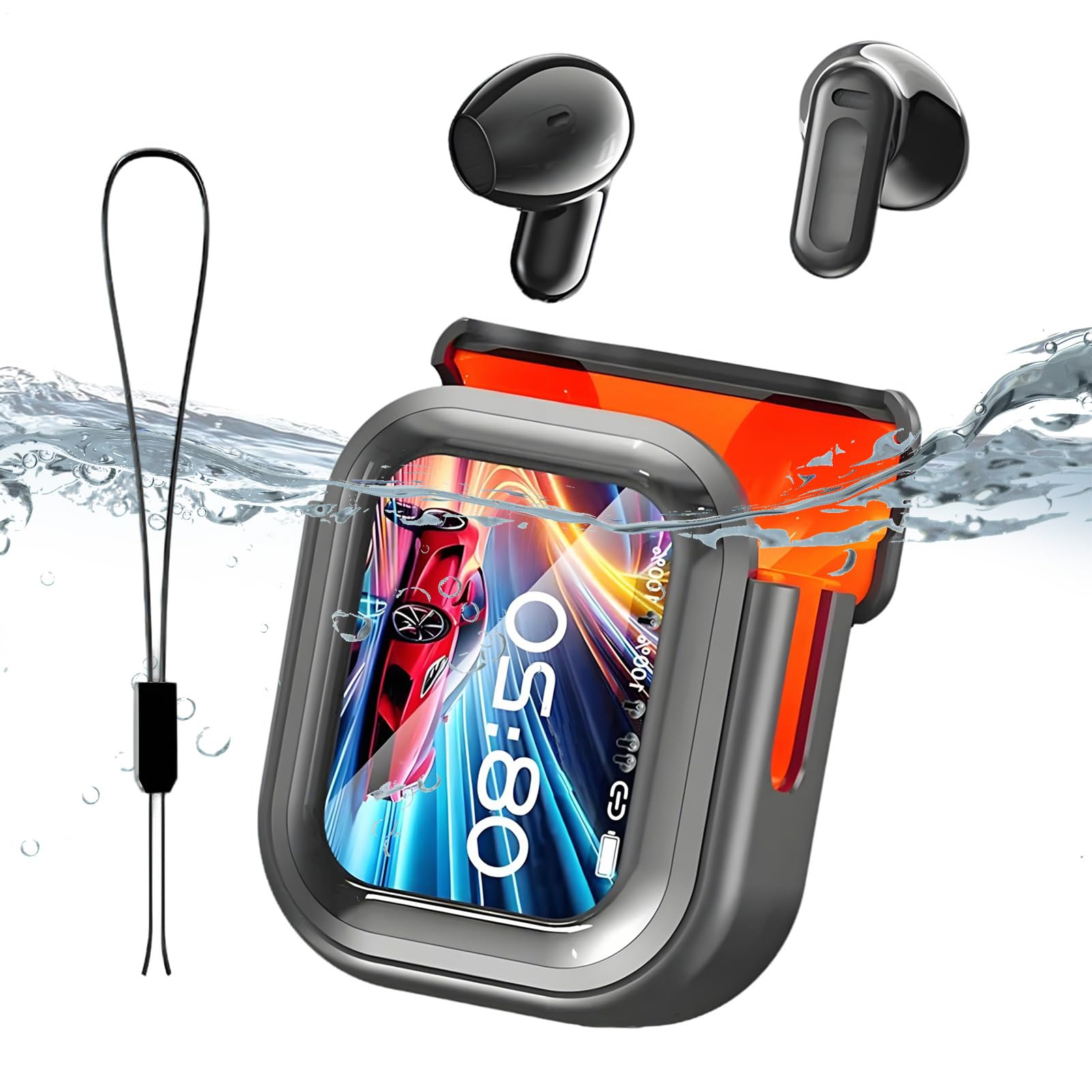 Auricolari Traduttore Di Lingue Cuffie Wireless Touchscreen Cancellazione | Auricolari Con Traduzione IA In Reale Touchscreen Per Uomo Donna Viaggi Studio Sport Lavoro Palestra Compleanno