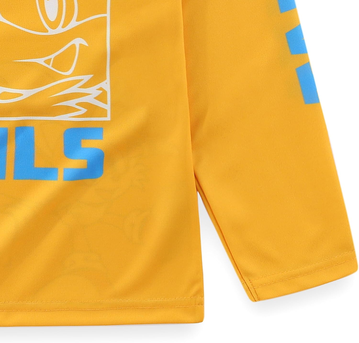 SEGA Sonic The Hedgehog Knuckles Tails Boys Long Sleeve Hooded Shirt for Big Kids - Image 9