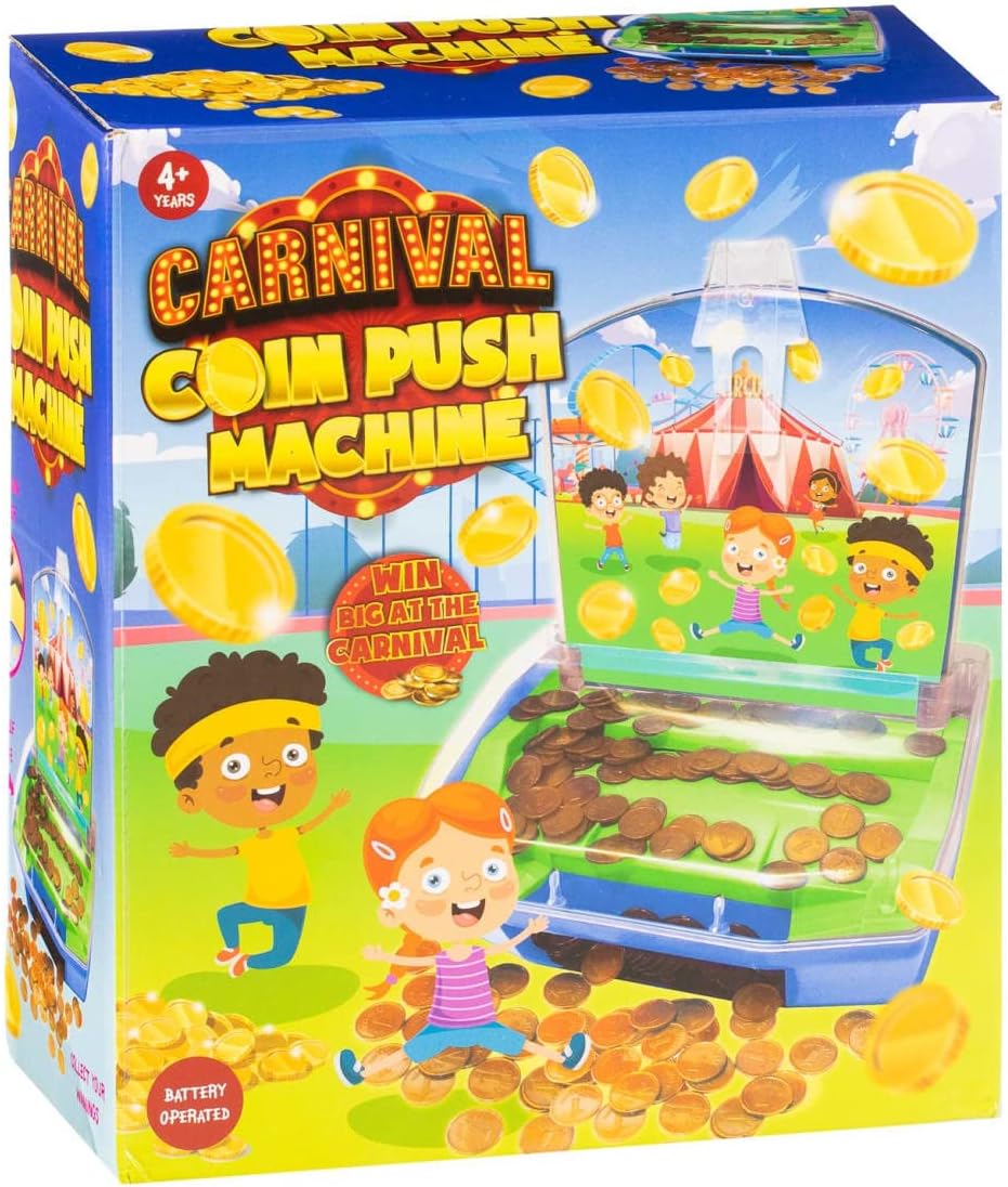 PaMeer® Carnival Coin Push Machine, Modern Coin Operated Machine
