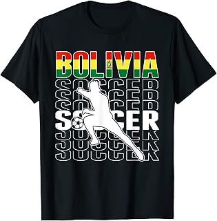 Bolivia Soccer Fans Jersey - Bolivian Flag Football Lovers T-Shirt