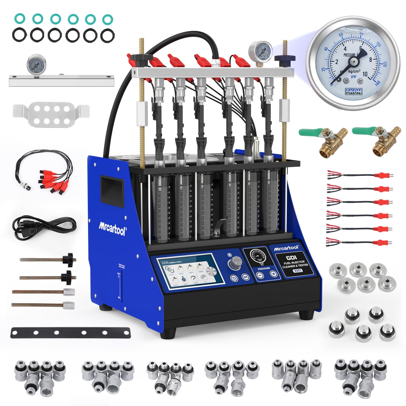 Amazon.com: Fuel Injector Cleaner Machine, V311 Heated Ultrasonic