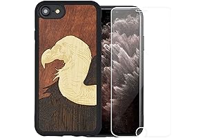 Mr.Artisan Premium iPhone 8 Wooden Case | Natural Bamboo Real Wood Grain iPhone 8 Case