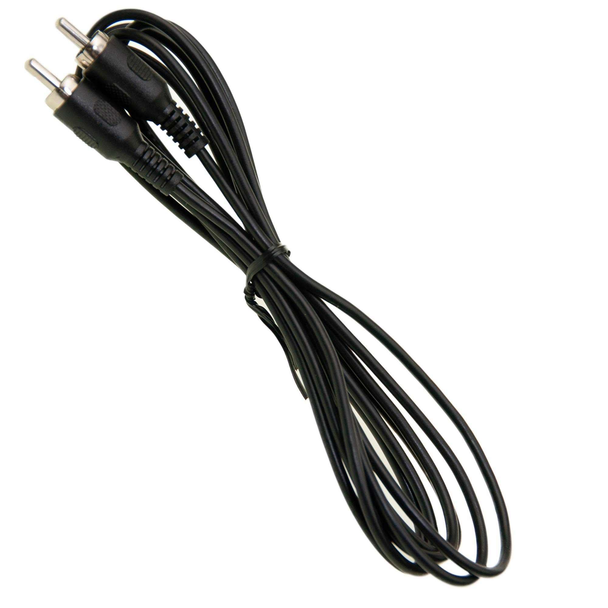 CableWholesale RCA Audio Video Cable, RCA Male to RCA Male A/V Cable, Black 26 AWG, 12 ft