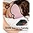 MABAO Sleep Mask for Side Sleeper, Eye Mask for Sleeping Women Men, 3D Contoured Cup No Eye Pressure 100% Light Blocking Sleeping Mask with Adjustable Strap Night Blindfold Flight, Travel, Nap, Pink