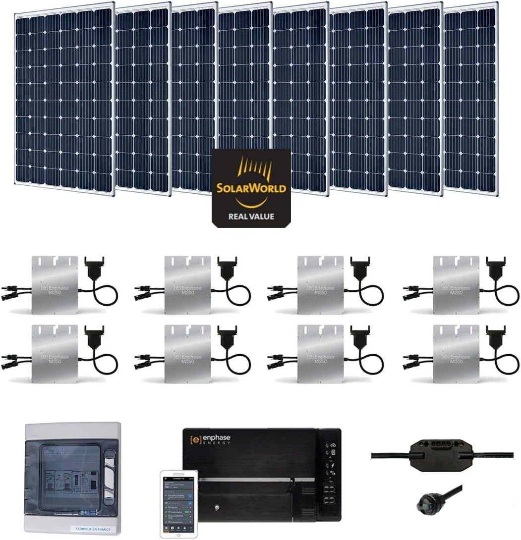 Solar Kit 2400 W autoconsommation Enphase – PLUG & PLAY