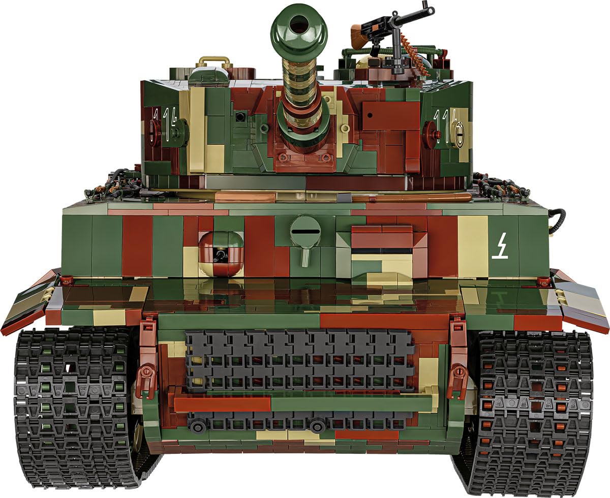 COBI PzKpfw. VI Tiger, 70 cm (Länge) x 30 cm (Breite) x 24 cm (Höhe), Dark Green