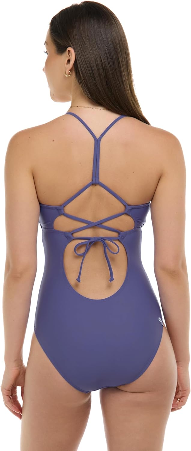 Body Glove Women's Sandbar One-piece Swimsuit with Adjustable Tie Back Detail