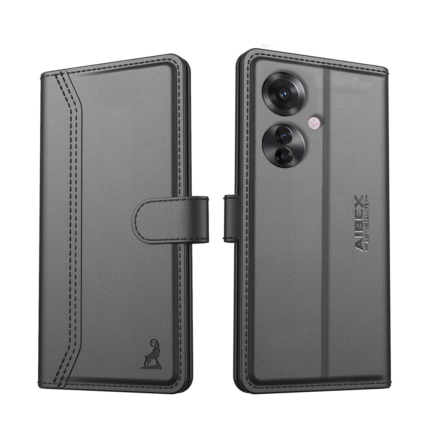 AIBEX ® Oppo F25 Pro 5G Flip Cover Leather Finish | Inside TPU with Card Pockets | Wallet Stand | Complete Protection Flip Case Black (B0CXF1LD5Z) Amazon Price History, Amazon Price Tracker