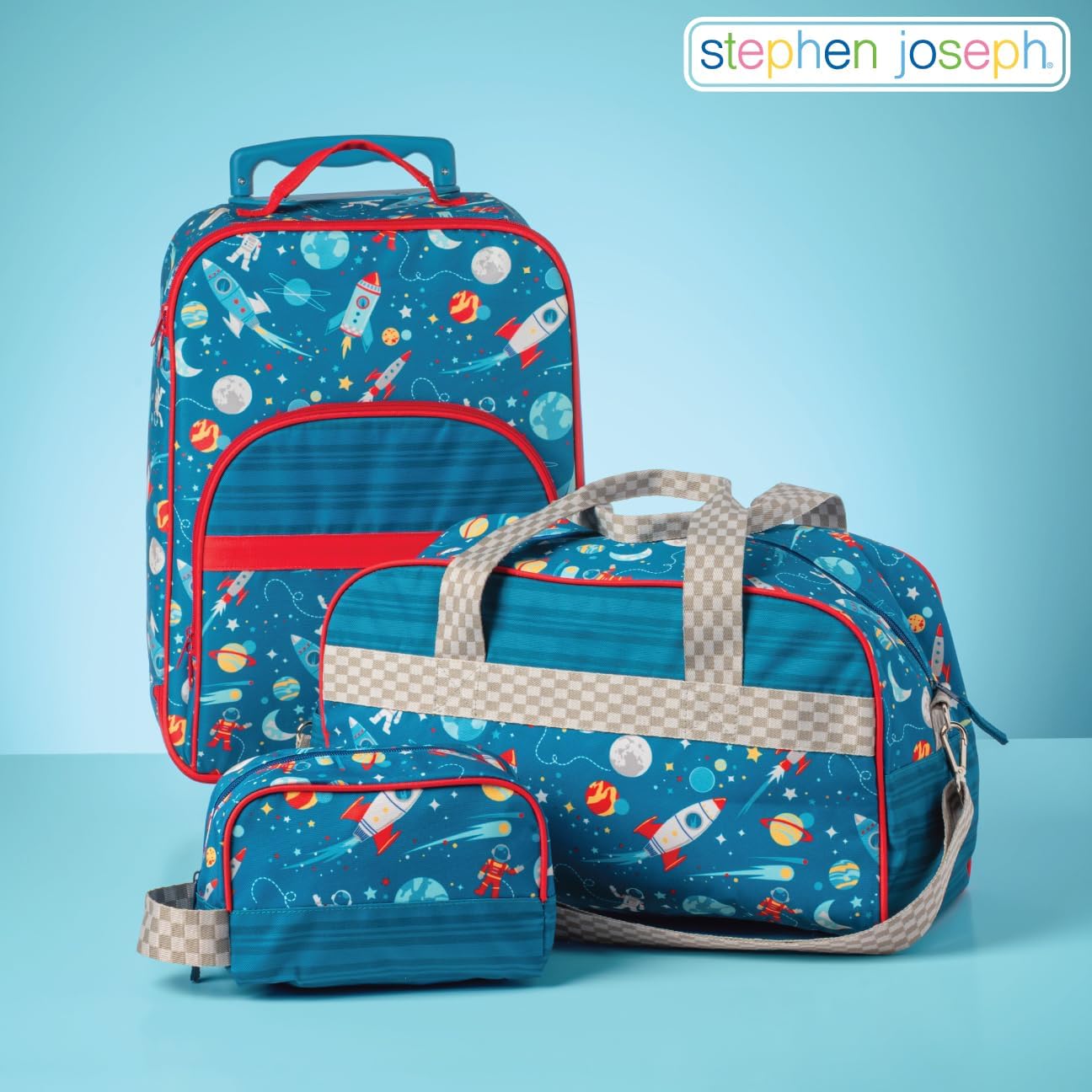 Stephen Joseph キッズ 全面プリント ダッフルバッグ、蜂、ワンサイズ