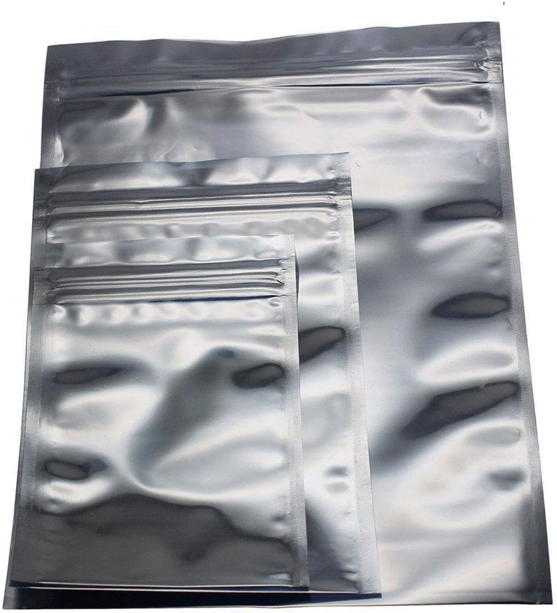 60 Pack Antistatic Bag MZMing Mixed Sized 8x13cm 10x16cm 15x20cm Strong and Practical ESD Anti-Static Shielding 20cm Zip Lock Grip Seal Bags Translucence and Reusable for SSD HDD and Electronic Device