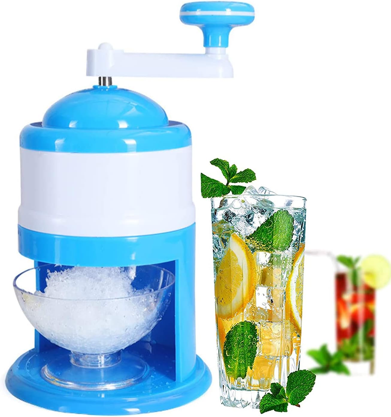 Portable Hand Crank Ice Crusher Mini Shaved Ice Kuwait Ubuy