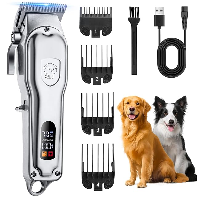 Máquina de Cortar Pelo para Perros, Cortapelos Profesional para Mascotas