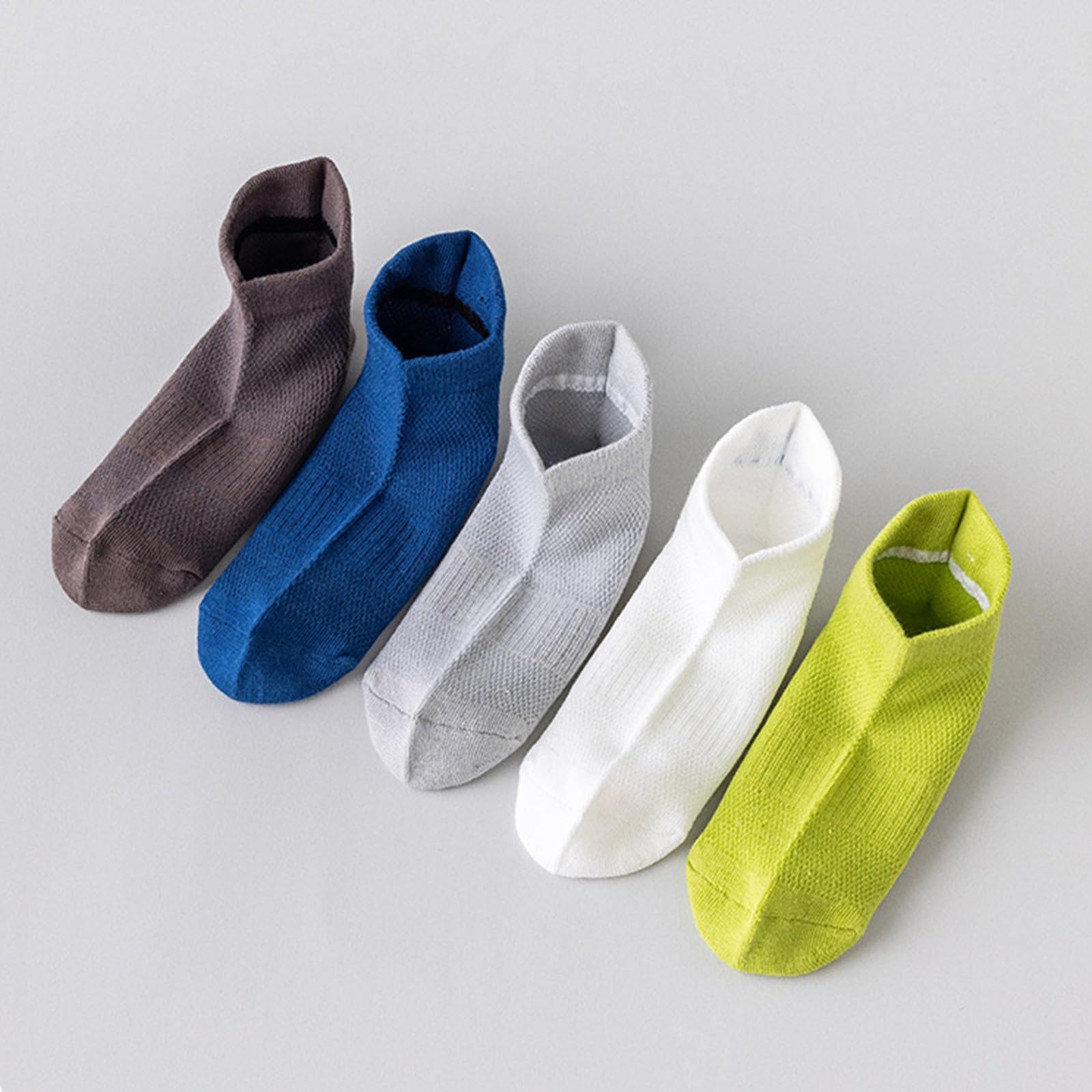 Generisch Calcetines infantiles para niños y niñas, cómodos y transpirables para uso diario y ocio, hechos de tela suave elástica para niños de 3 a 16 años, ideal para primavera y verano