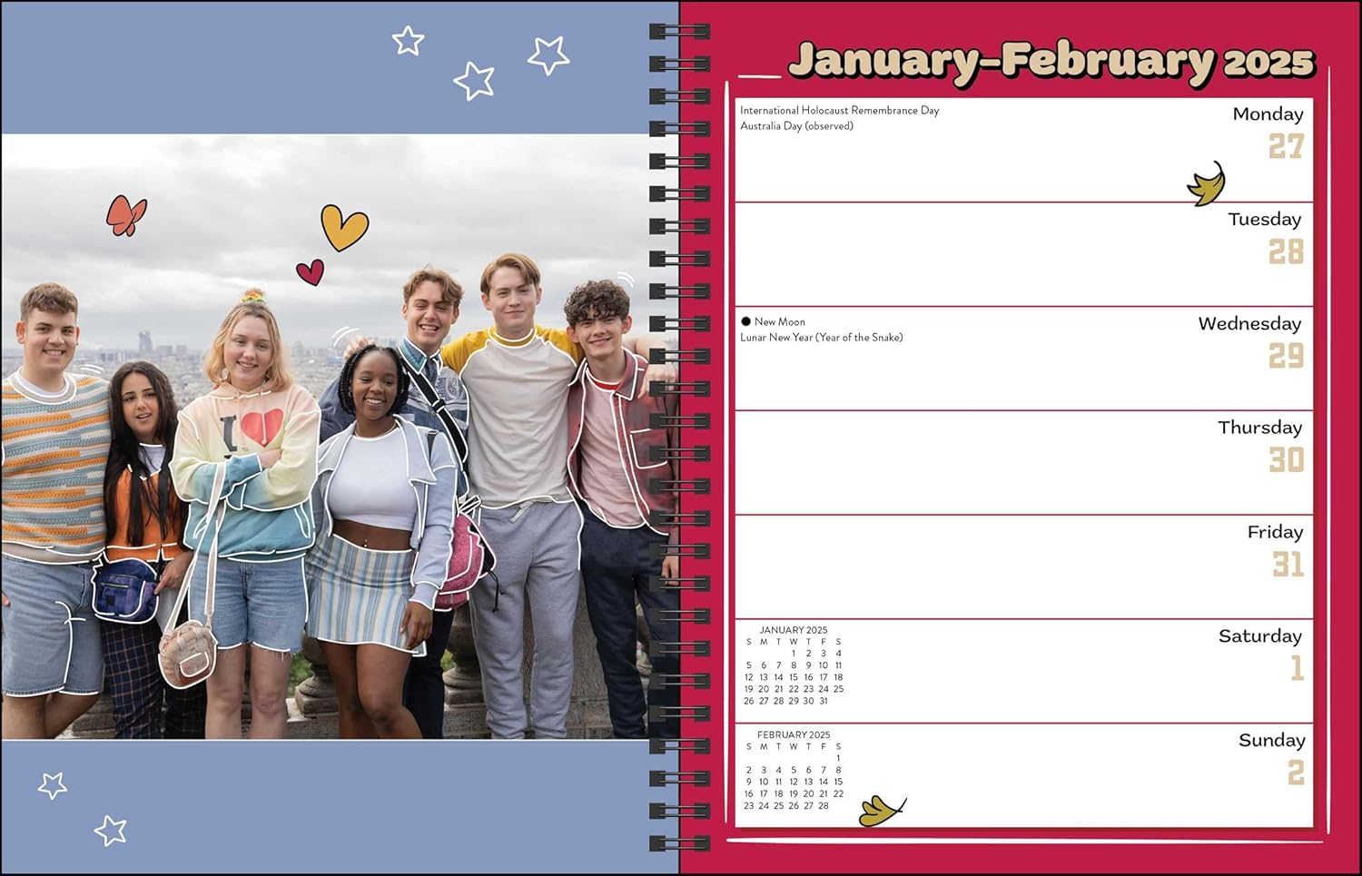 Heartstopper 16-Month 2024-2025 Weekly/Monthly Planner Calendar with Bonus Stick      Calendar – Engagement Calendar, July 9, 2024