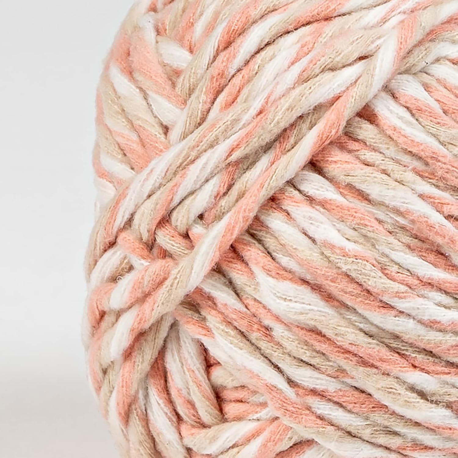 Crafted By Catherine Soft Twist Yarn - 2 Pack (220 Yards Each Skein), Blush, Gauge 5 Bulky