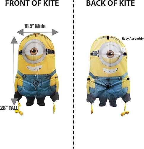 Miniatura 3 de WindNSun Skypals - Cometas con licencia de Despicable Me Minion, 28 pulgadas de alto