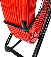 Vista 5 de Varilla de extractor de cinta de pescado continua de 4.5MM 350FT de conducto de fibra de vidrio con soporte de carrete de acero