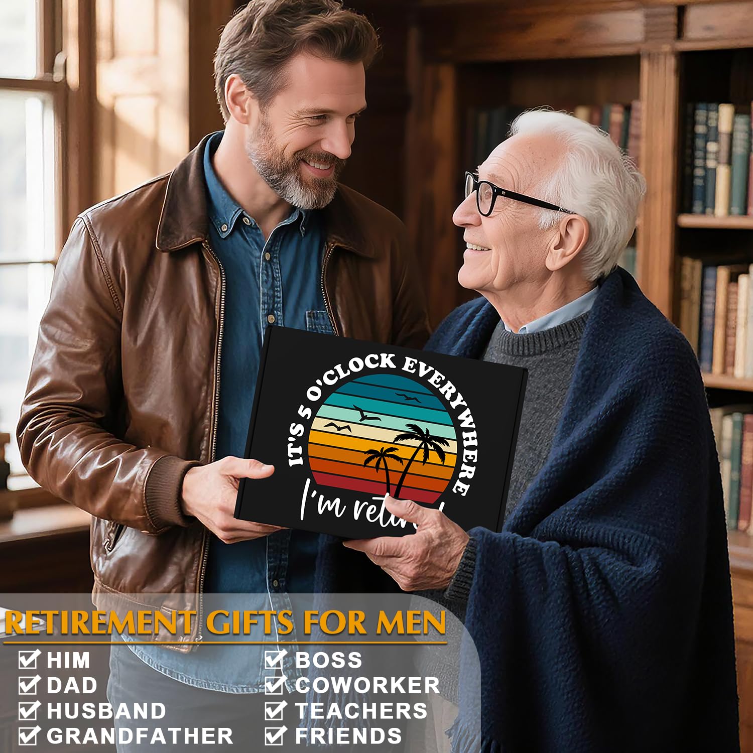 15 Pcs 2026 Retirement Gifts for Men Whiskey Glass Set, The Legend Has Retired, Funny Retired Supplies with 11 Oz Whisky Glass Coaster Stones Apron Baseball Cap Socks for Dad, Coworker, Boss, Grandpa - Image 7