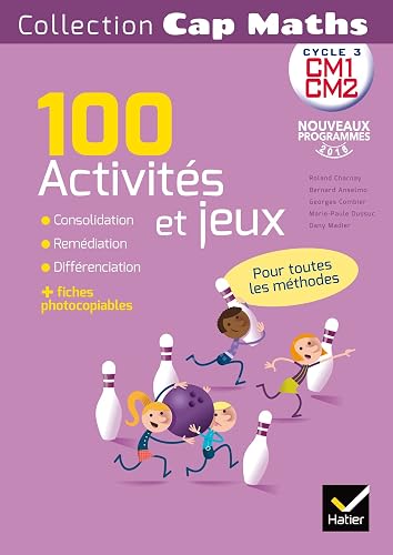CAP Maths CM Éd. 2017 - Activités et jeux mathématiques - fiches photocopiables