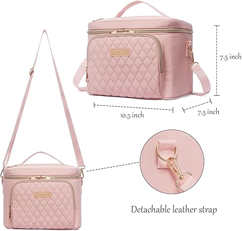 Miniatura 2 de Scorlia Bolsa de Maquillaje HZB-20128, Rosado