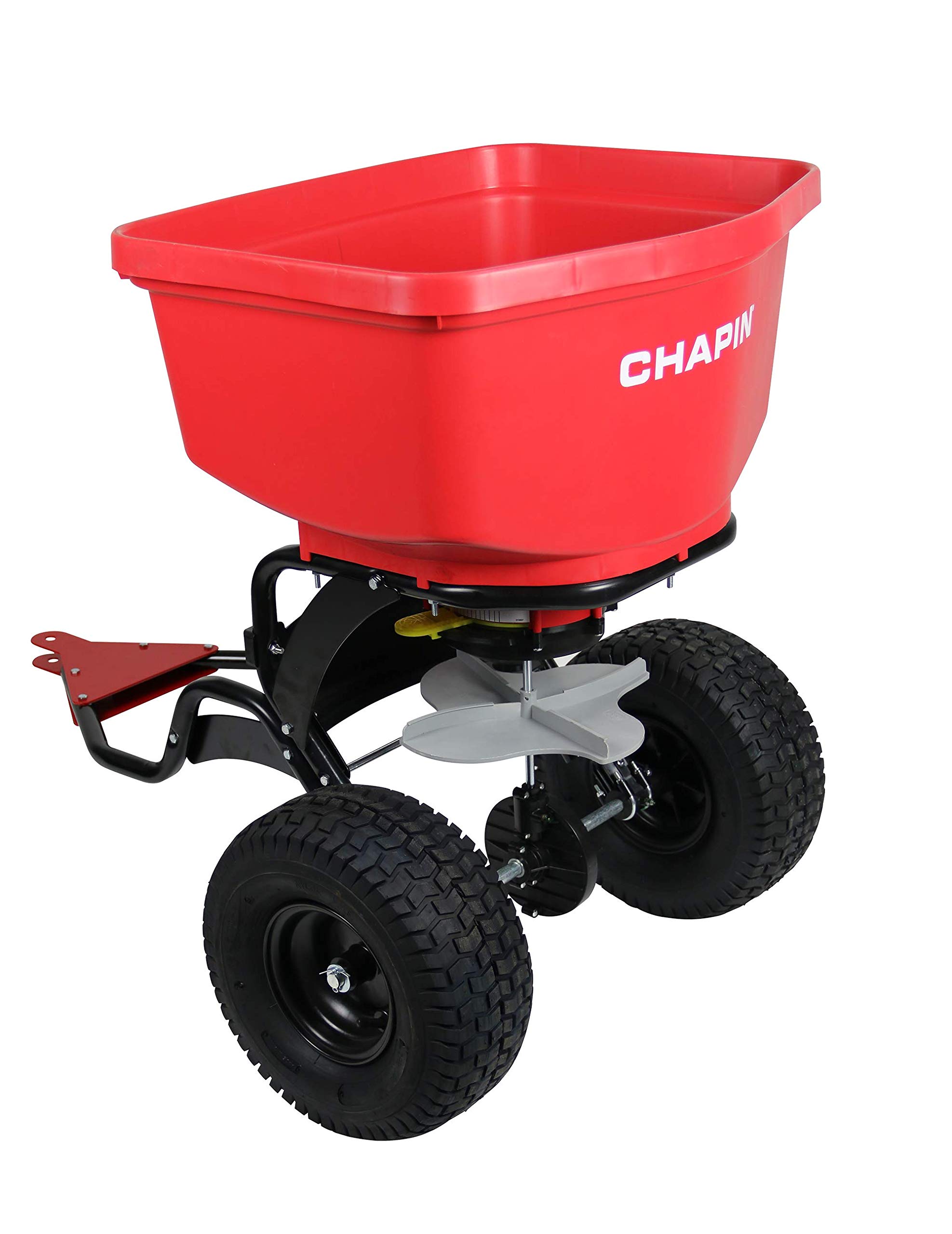 Chapin International 8620b 150 Pound Tow Behind Spreader With Auto Stop Red Amazon Sg Lawn Garden