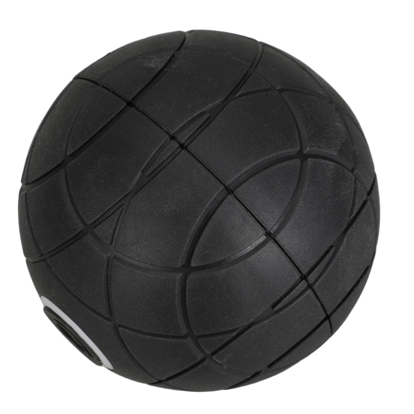 PLAFOPE Bola de Masaje Vibratoria Eléctrica Masajeador Portátil para Espalda Piernas y Pies Alivio de Tensiones y Puntos Gatillo Bola de Yoga Negra