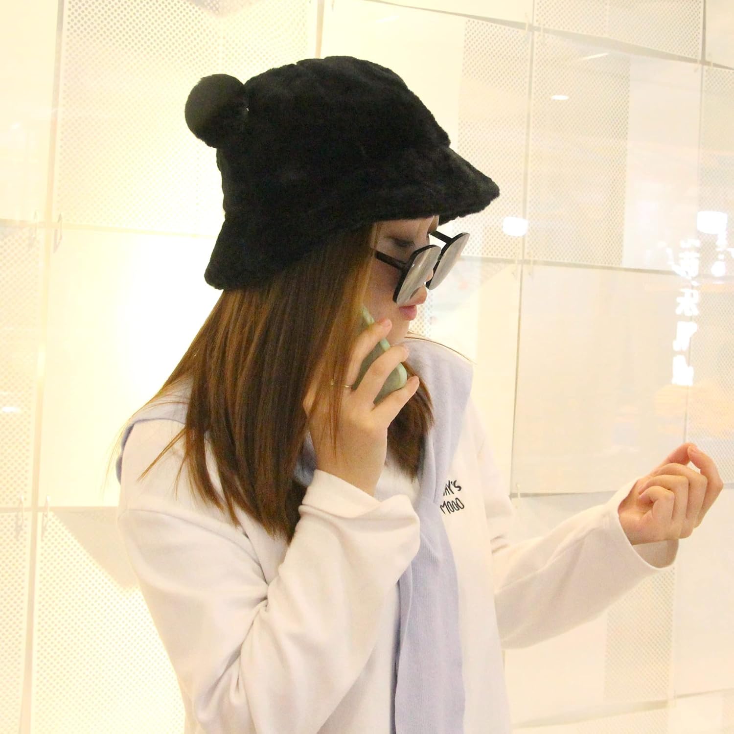 Haoohu Adults Frog Cotton Bucket Cap - Fisherman Beach Festival Sun Hat for Dress up Party - Image 5