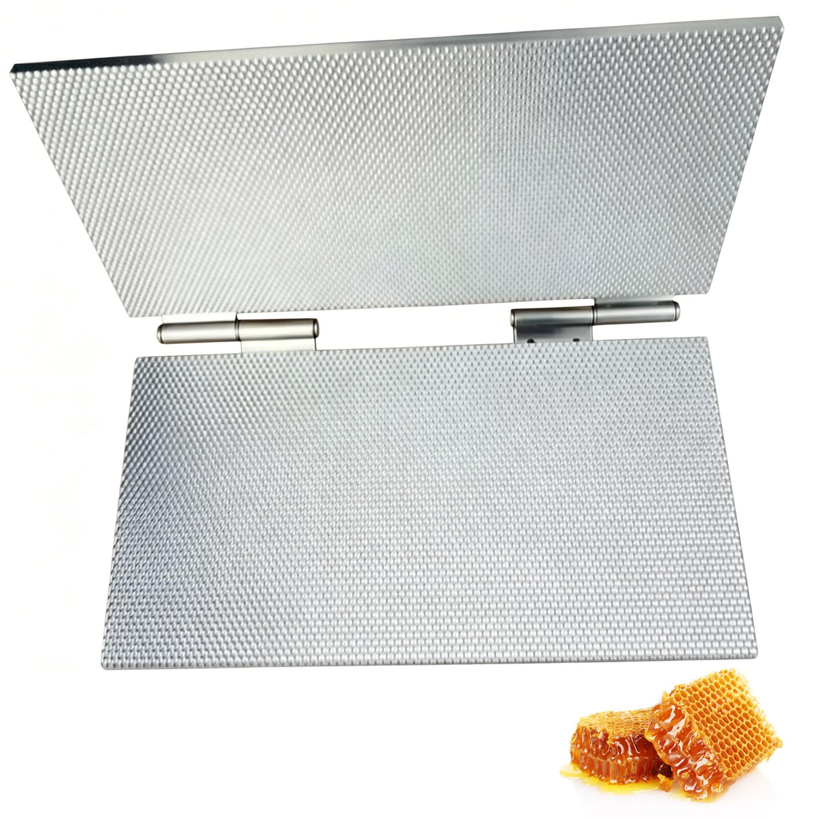 Prägewerkzeug für Bienenwachs, 5.4 mm Wand Presswerkzeug, manuelle Gießmaschine aus Aluminiumlegierung für Imkereibedarf, einfaches Entformen, Imkereibedarf