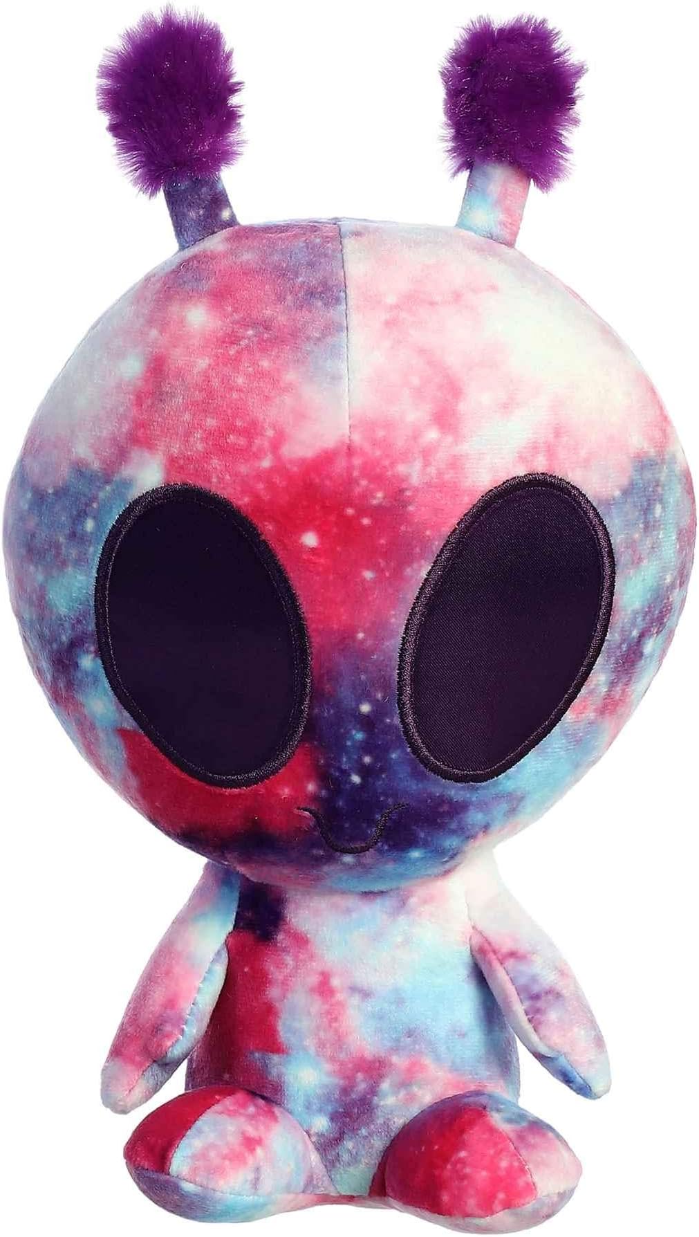 Aurora® Interstellar Galactic Cuties™ Cosmic Light Up Alien Stuffed Animal - Cosmic Companions - Illuminating Fun - Multicolor 8 Inches