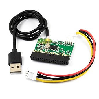 1.44MB 3.5" Floppy Drive Connector 34 Pins to USB Cable Adapter PCB Board U Disk to Floppy Disk