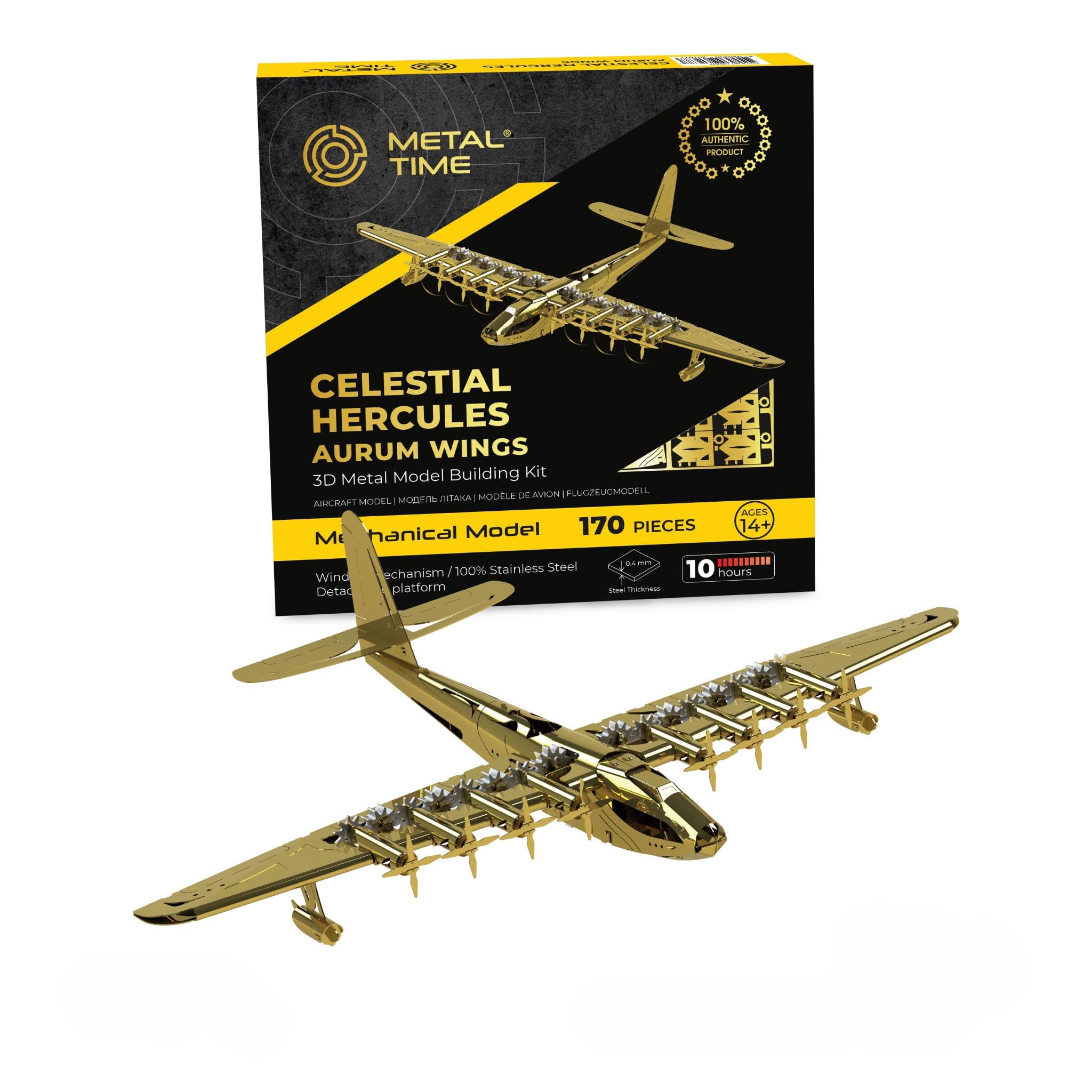 METAL-TIME Aurum Wings Celestial Hughes H-4 Hercules Spruce Goose DIY Model kit