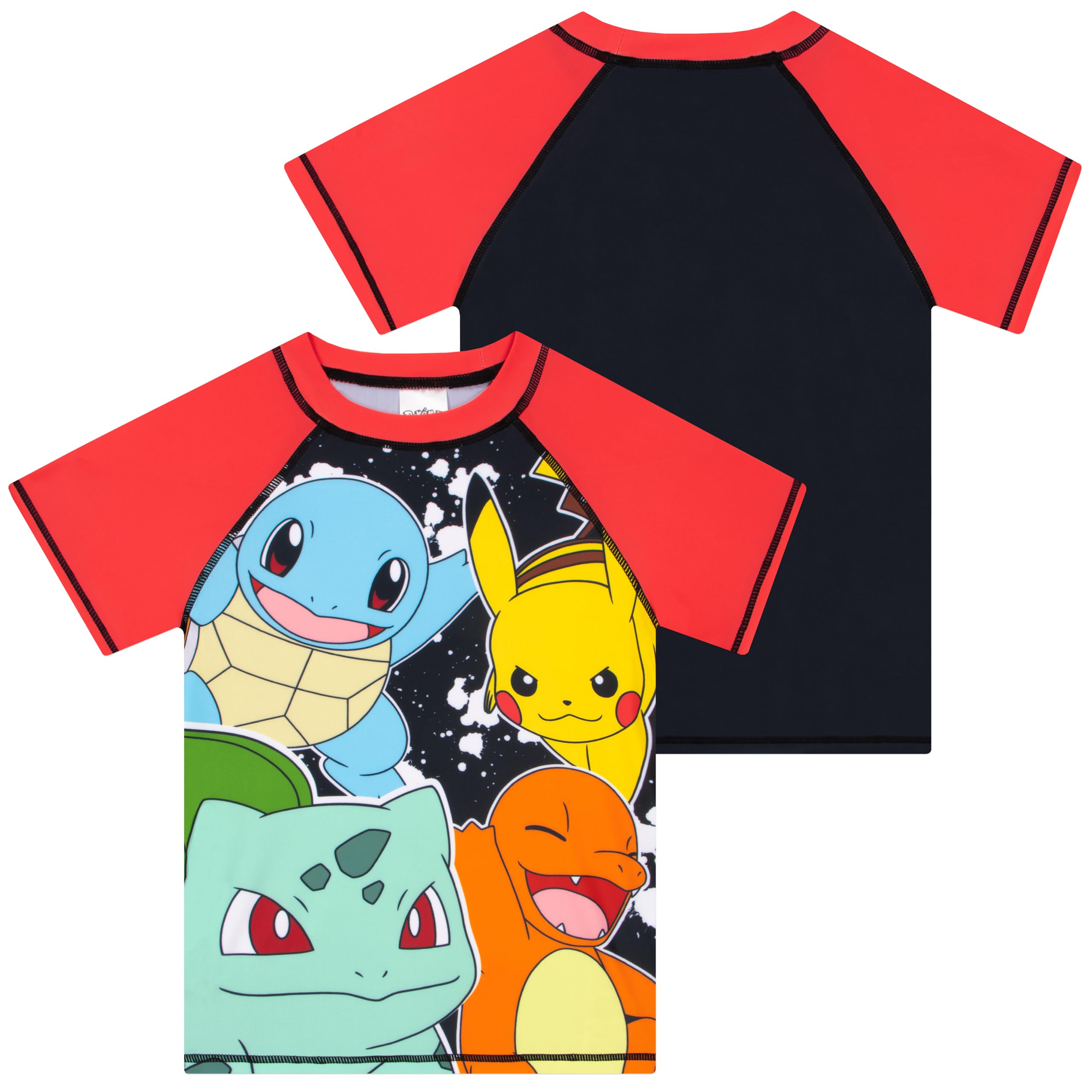 Pokemon Strój Kąpielowy Dla Chłopca, Kostium Z Bulbasaur, Charmander I Pikachu, 2-Częściowy Komplet Kąpielowy