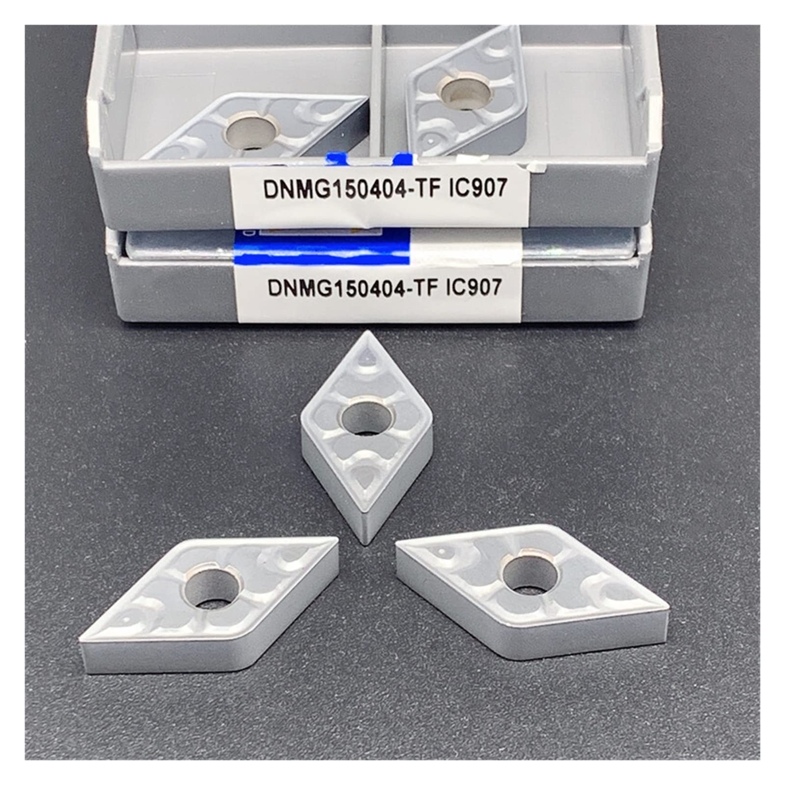 Inserts DNMG150404-TF IC907 évitant la casse de plaquette sur métaux