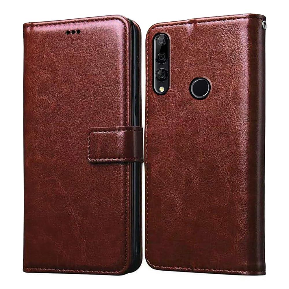 Huawei Y9 Prime 4G Flip Cover - Leather & Stand -8