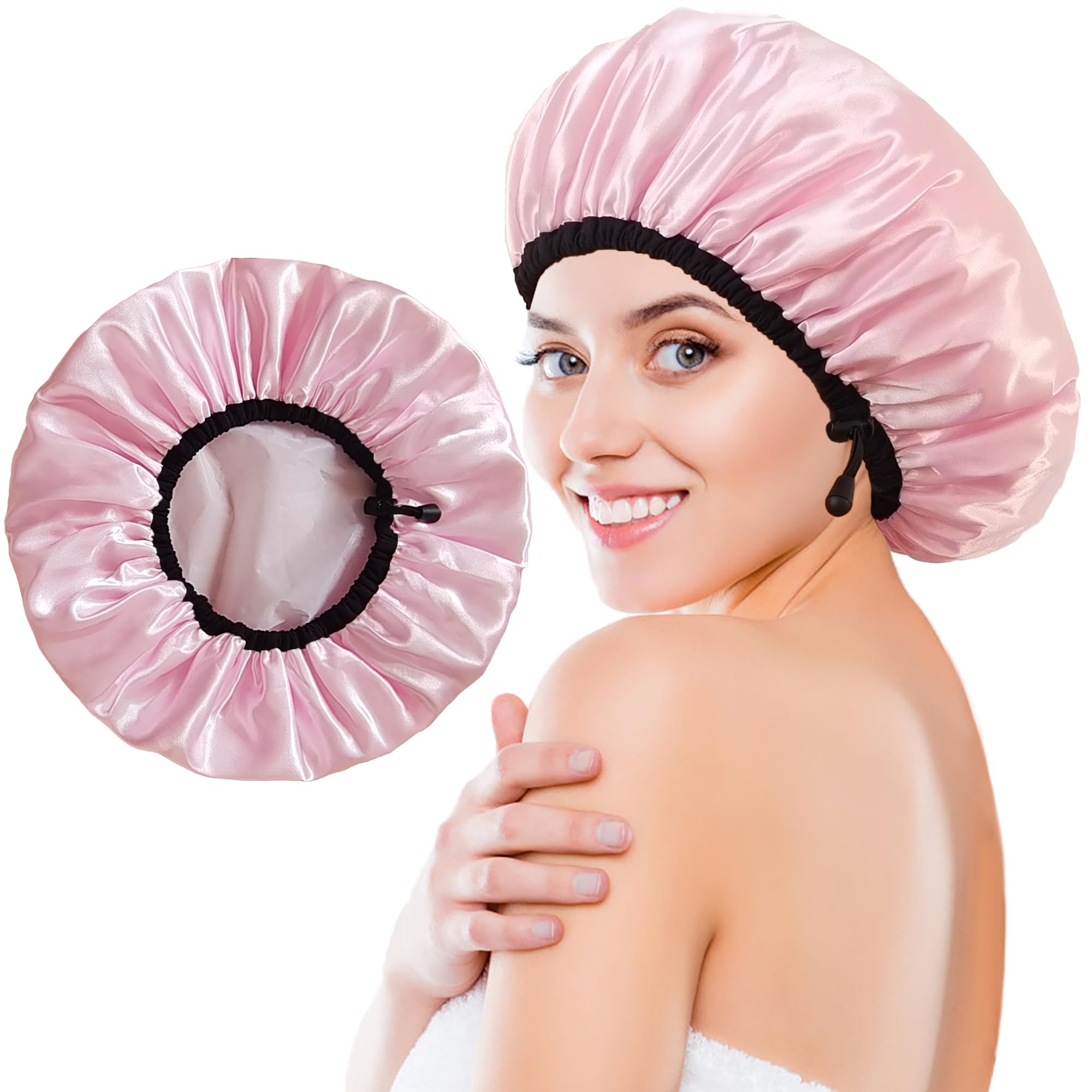 Choshion Large Shower Cap for Women