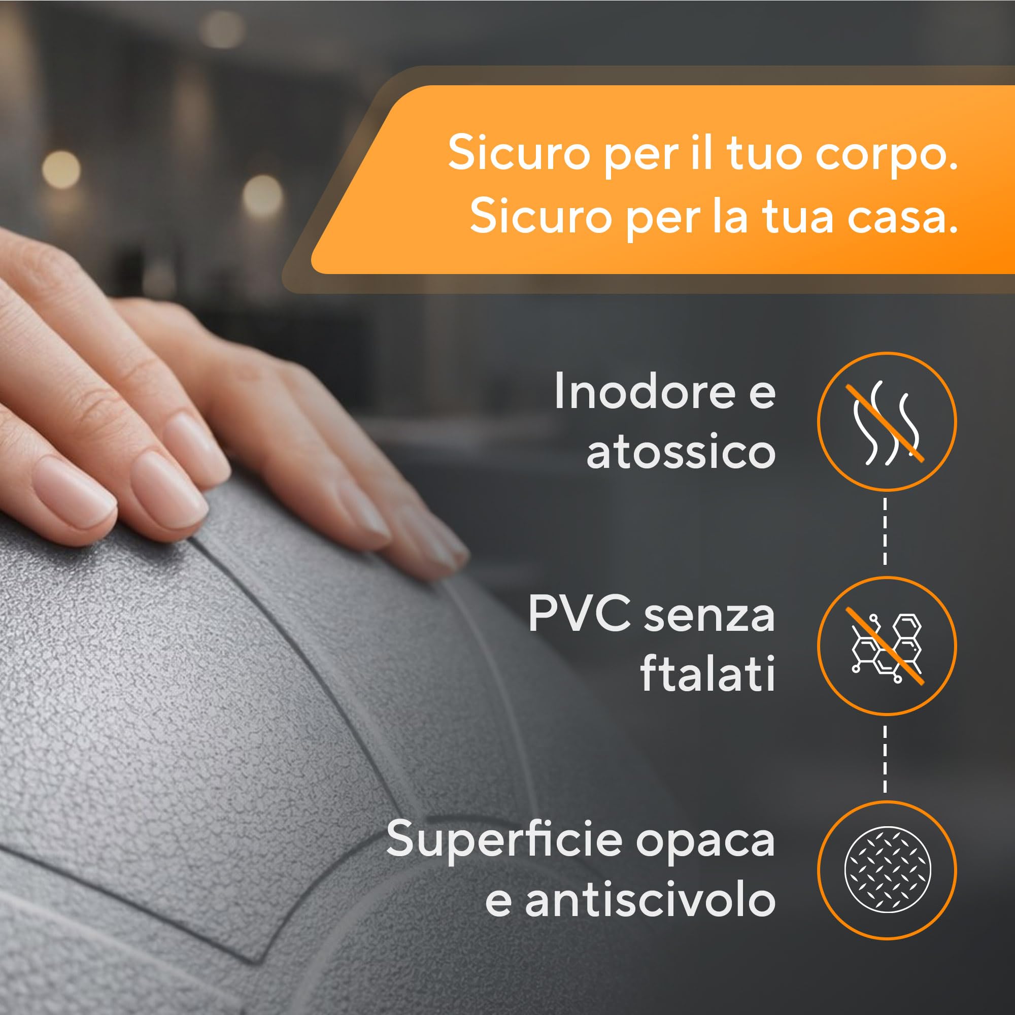 Palla Gravidanza - Palla Pilates, Fitball Yoga, Palla Fitness Medica, Pilates Ball Core Equilibrio Stretching, Fisioterapia, Attrezzi Pilates per Casa, Gym Ball Palestra Ufficio