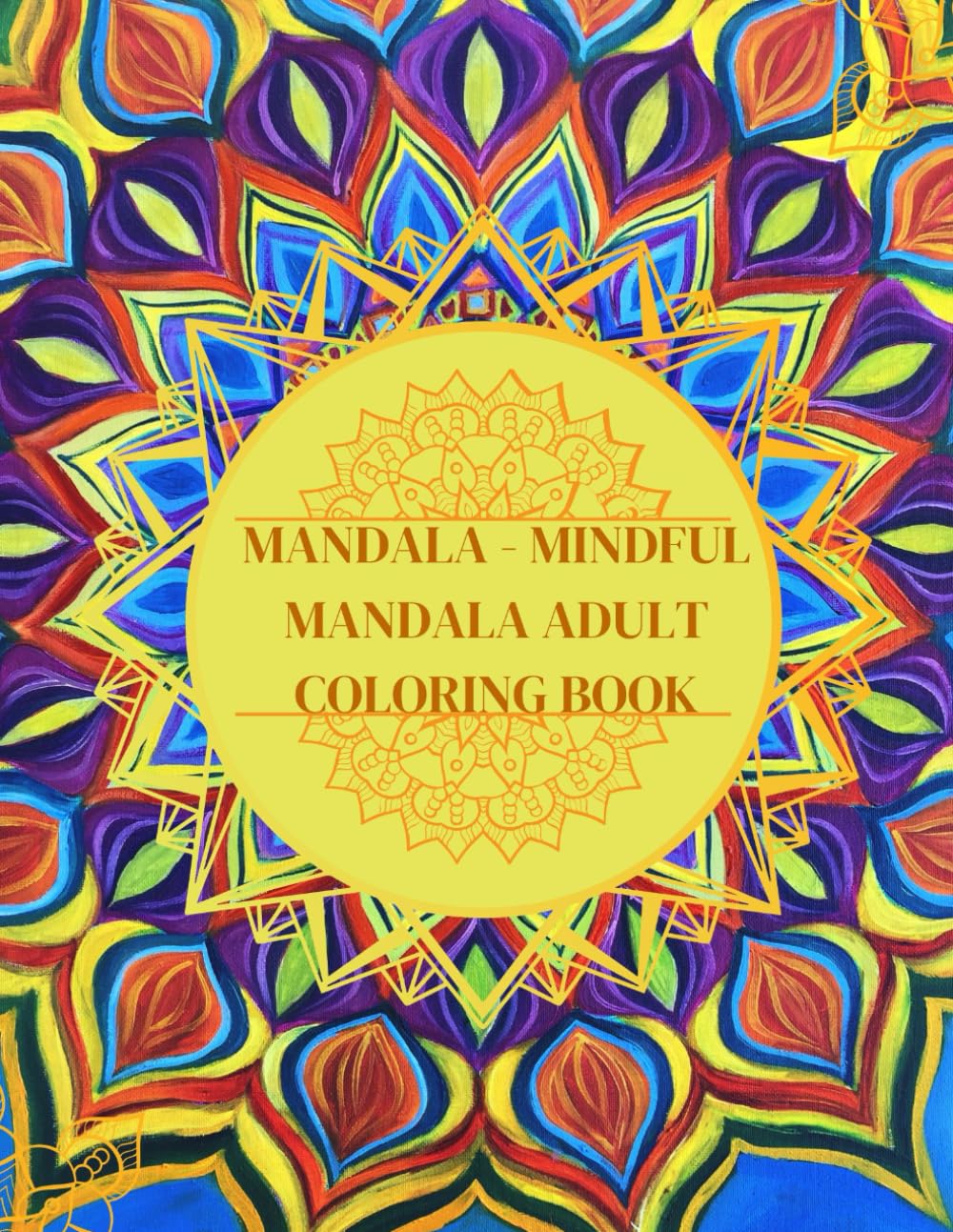 Mandala livre coloriage adulte pour calmer l'anxiété sans écran