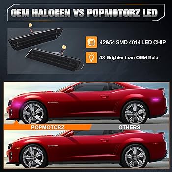 Amazon.com: POPMOTORZ 4 Pack Front Rear Fender LED Side