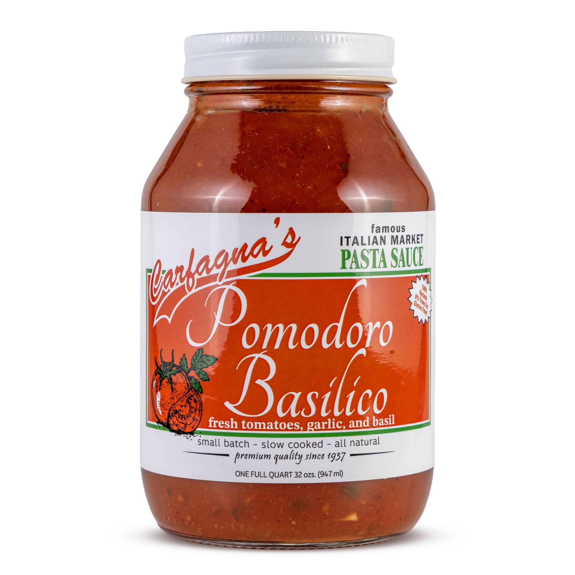 Amazon.com : Carfagna's Pasta Sauce, Established 1937, Family