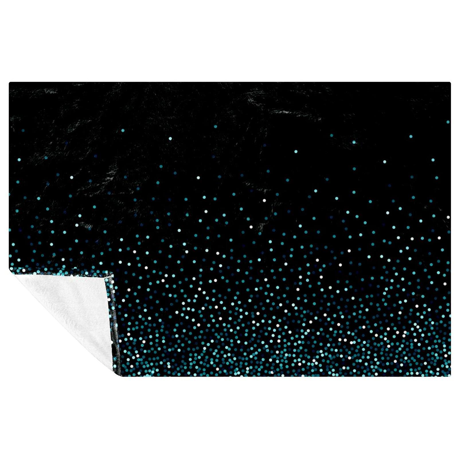 Couverture douce et chaude à paillettes anti froid pour canapé