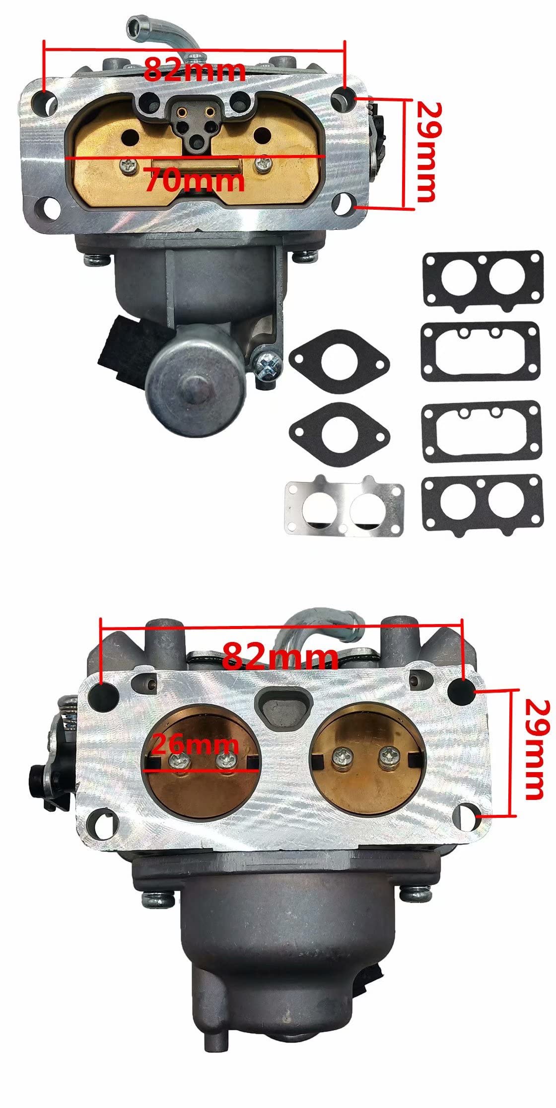 15004-0763 Carburador se encaixa para Kawasaki alguns FH641V, FH661V 15004-7024 15004-1010  34