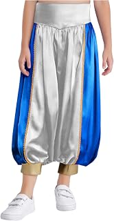 Pantalones Harem de Baile para Niños Pantalones Príncipe Árabe para Disfraz Cosplay de Príncipe Árabe para Eventos de Cosplay