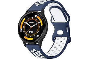 Meliya Compatible with Garmin Vivoactive 4 / Venu 3 Smartwatch - Soft Silicone Sport Band