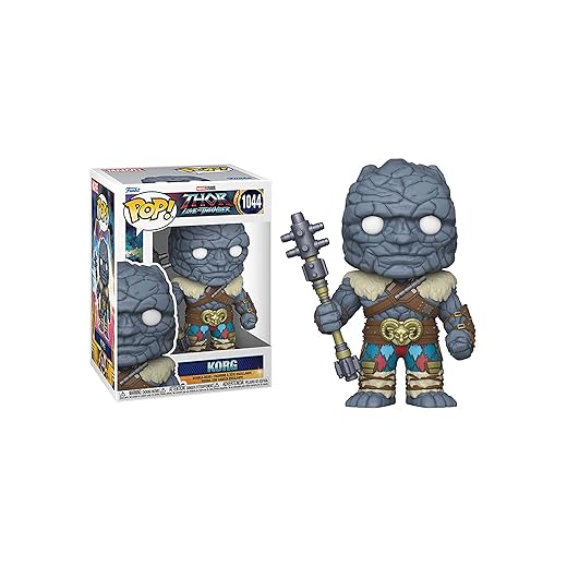Funko Pop! Marvel: Thor: Love And Thunder - Korg - Figura De Vinilo Coleccionable - Idea De Regalo- Mercancia Oficial - Juguetes Para Niños Y Adultos - Movies Fans - Muñeco Para Coleccionistas