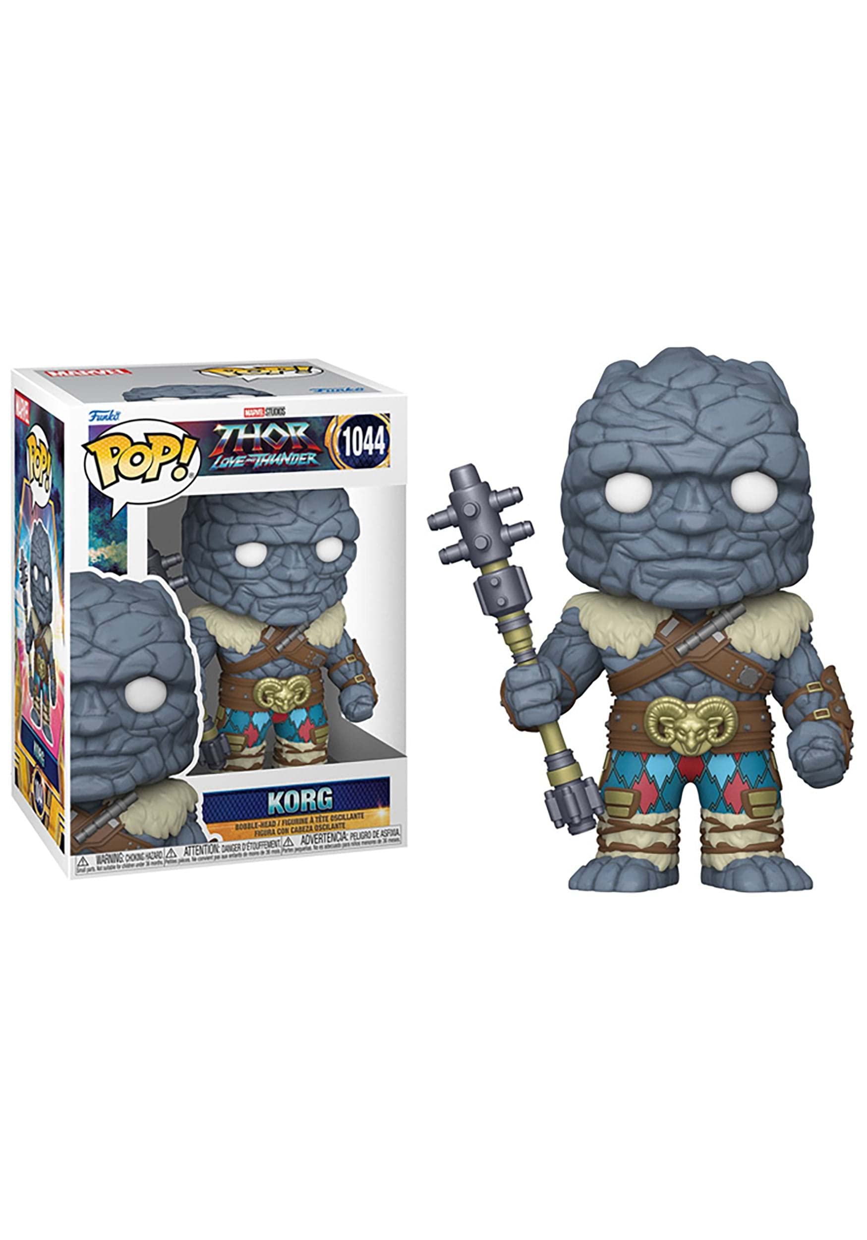 Funko POP! Marvel: Thor: Love and Thunder - Korg - Collectable Vinyl Figure - Gift Idea - Official Merchandise - Toys for Kids & Adults - Movies Fans - Model Figure for Collectors and Display