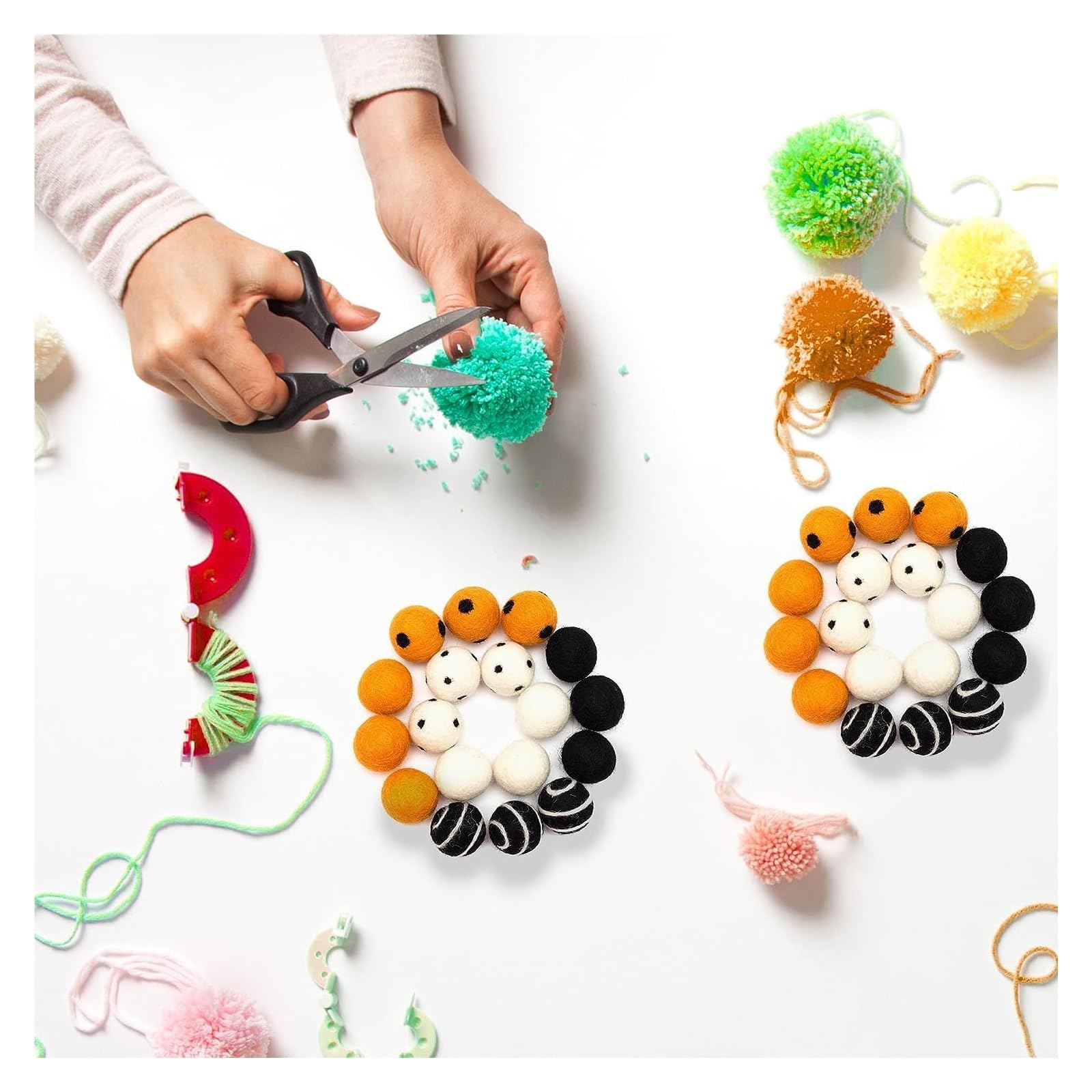 180pcs Wool Felt Balls Für Hause