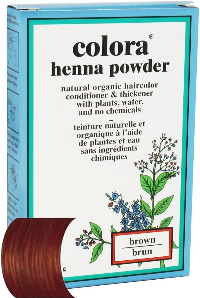 Colora Henna Powder Hair Color Gold Brown, 2 oz