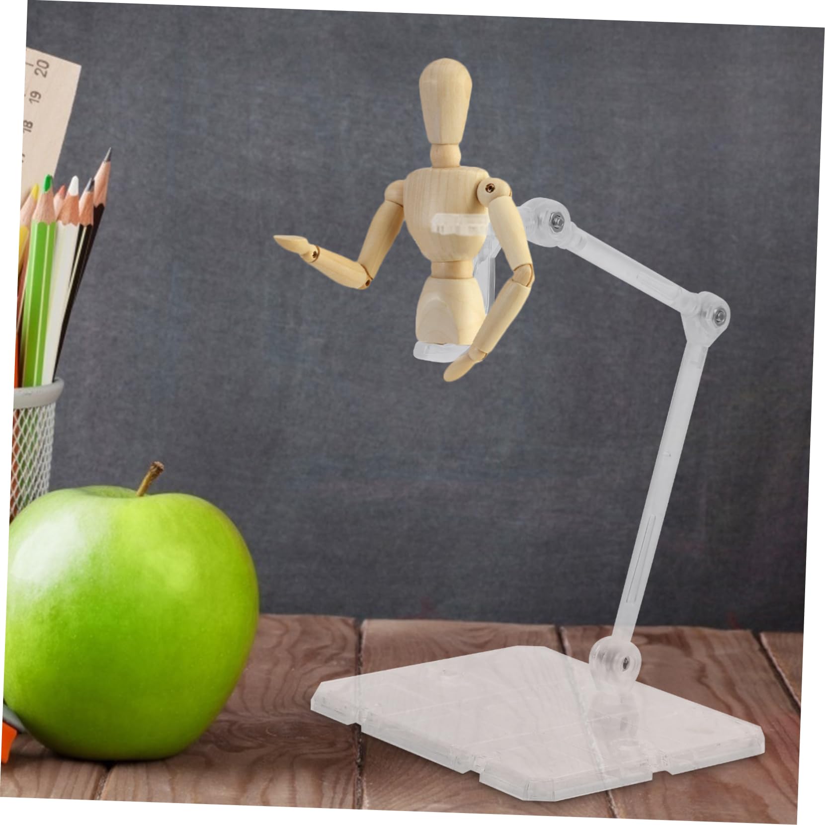 Podstawka do figurek akcji, stojak na figurki z tworzywa sztucznego, stojak na biurko, akcesoria dla lalek, model robota, plastik, biurko, trzy generacje