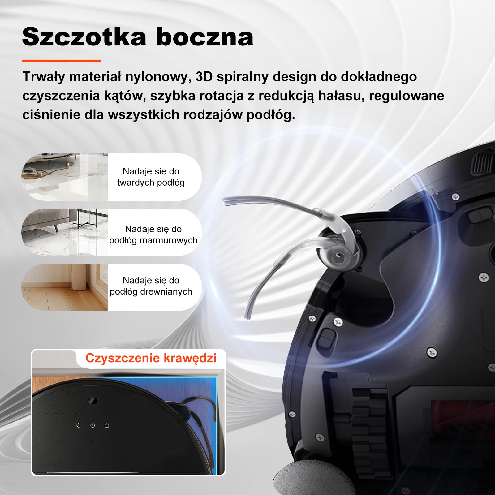 25 sztuk akcesoriów do robota odkurzającego Roborock Saros 10/G30, 2 główne szczotki, 4 szczotki boczne, 4 worki do kurzu, 4 filtry HEPA, 4 + 4 podkładki do wycierania z podwójną wibracją, 1